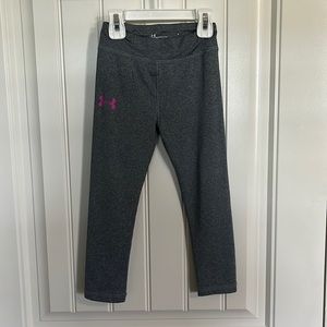 Girls UA grey leggings